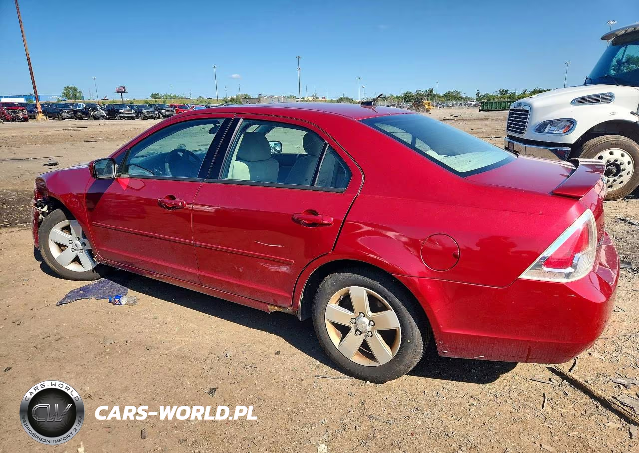 2008 Ford Fusion Se VIN:3FAHP07Z58R190298 - 2