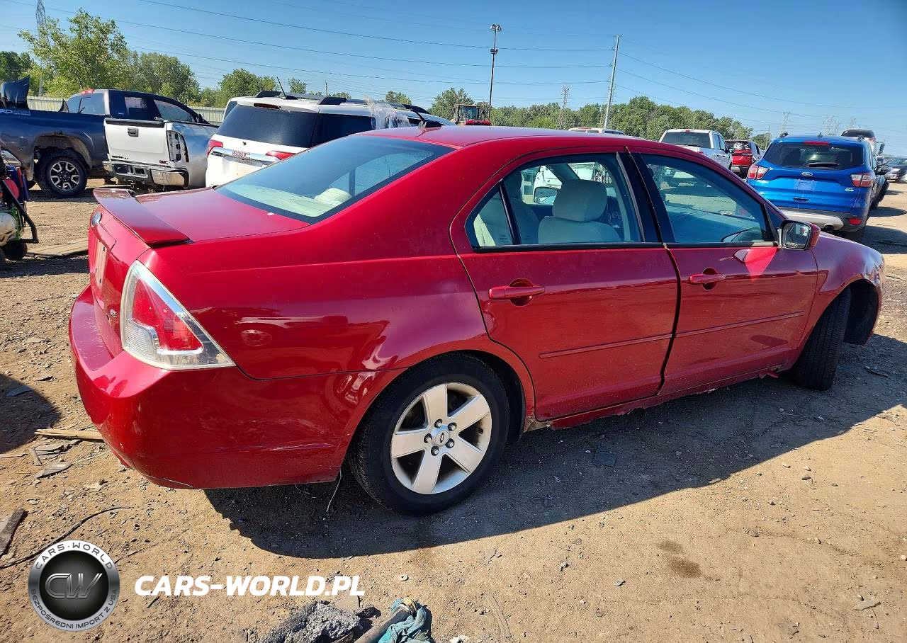 2008 Ford Fusion Se VIN:3FAHP07Z58R190298 - 3