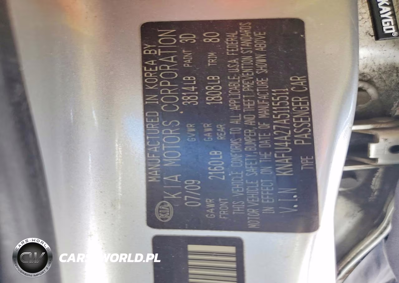 2010 Kia Forte Ex VIN:KNAFU4A27A5115511 - 12