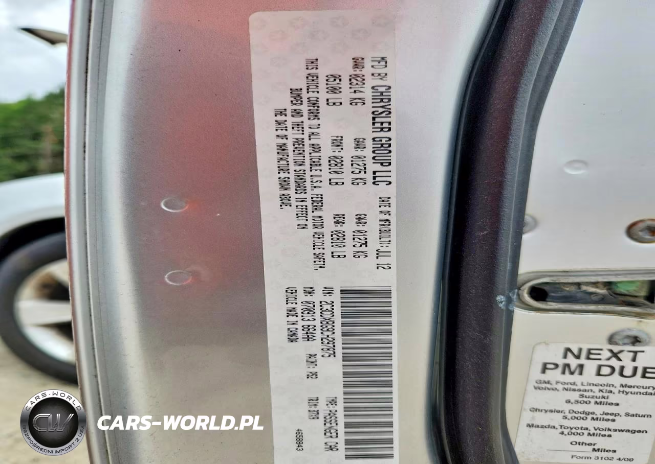 2012 Dodge Charger Se VIN:2C3CDXBG9CH297875 - 12