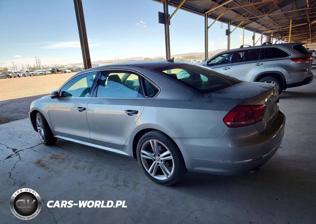 2012 Volkswagen Passat Sel VIN:1VWCM7A39CC104229 - 2