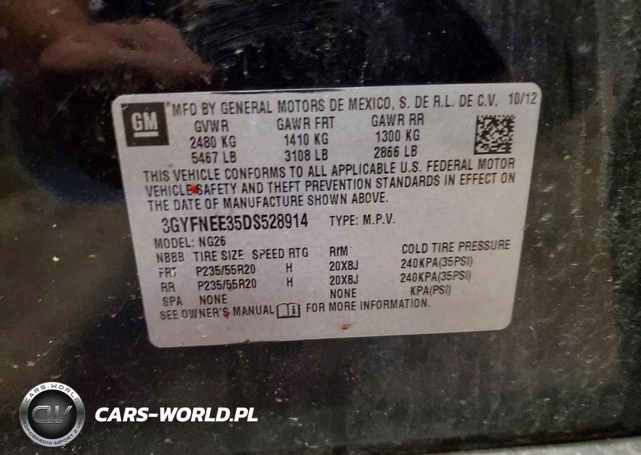 2013 Cadillac Srx Premium Collection VIN:3GYFNEE35DS528914 - 13