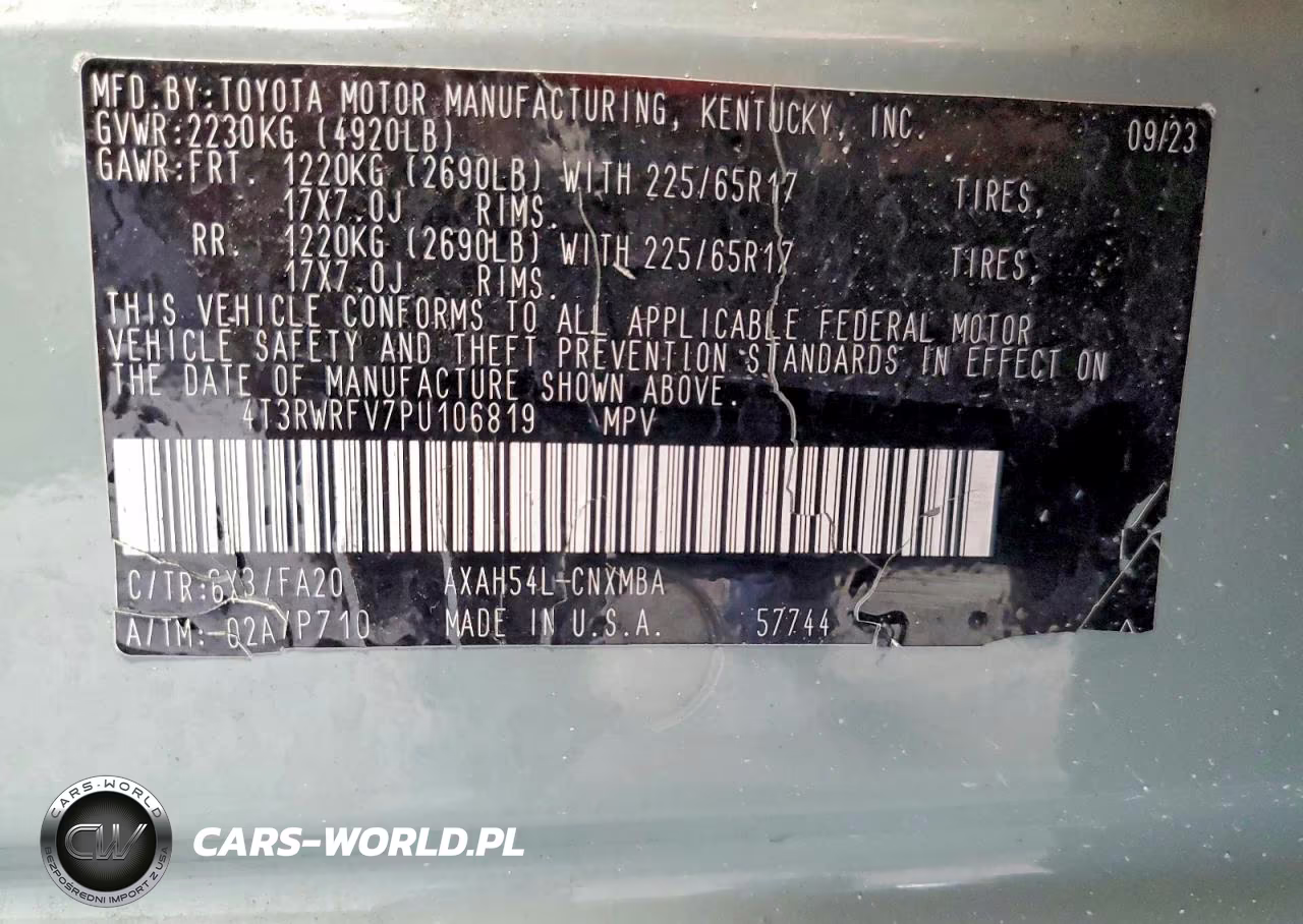 2023 Toyota Rav4 VIN:4T3RWRFV7PU106819 - 13