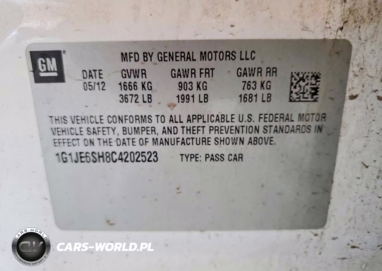 2012 Chevrolet Sonic Ltz VIN:1G1JE6SH8C4202523 - 12