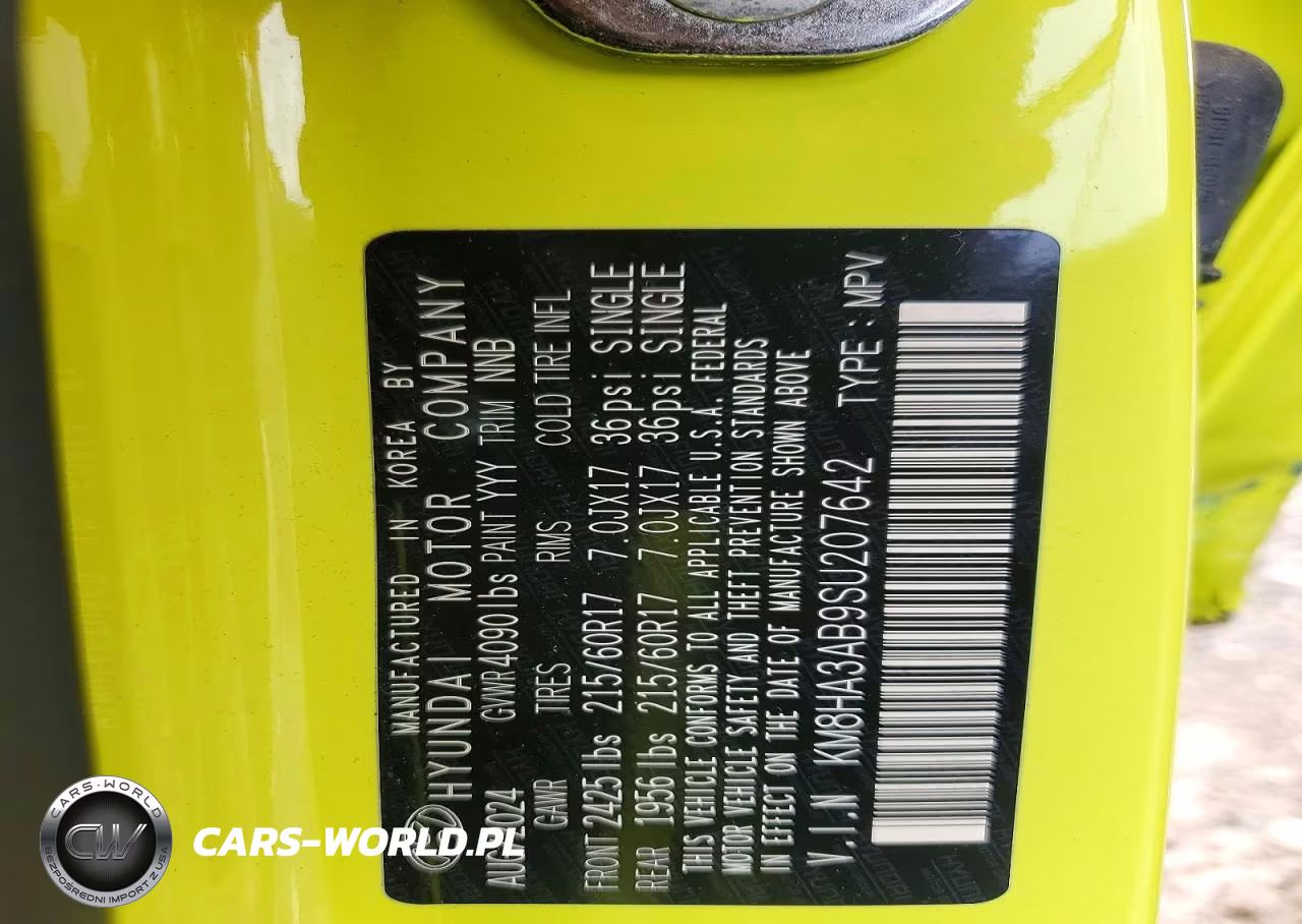 2025 Hyundai Kona Se VIN:KM8HA3AB9SU207642 - 13