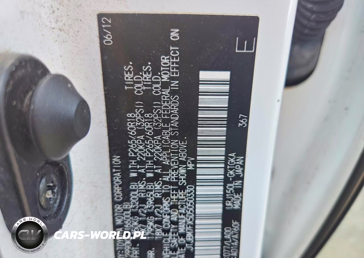 2013 Lexus Gx 460 VIN:JTJBM7FX5D5050330 - 13