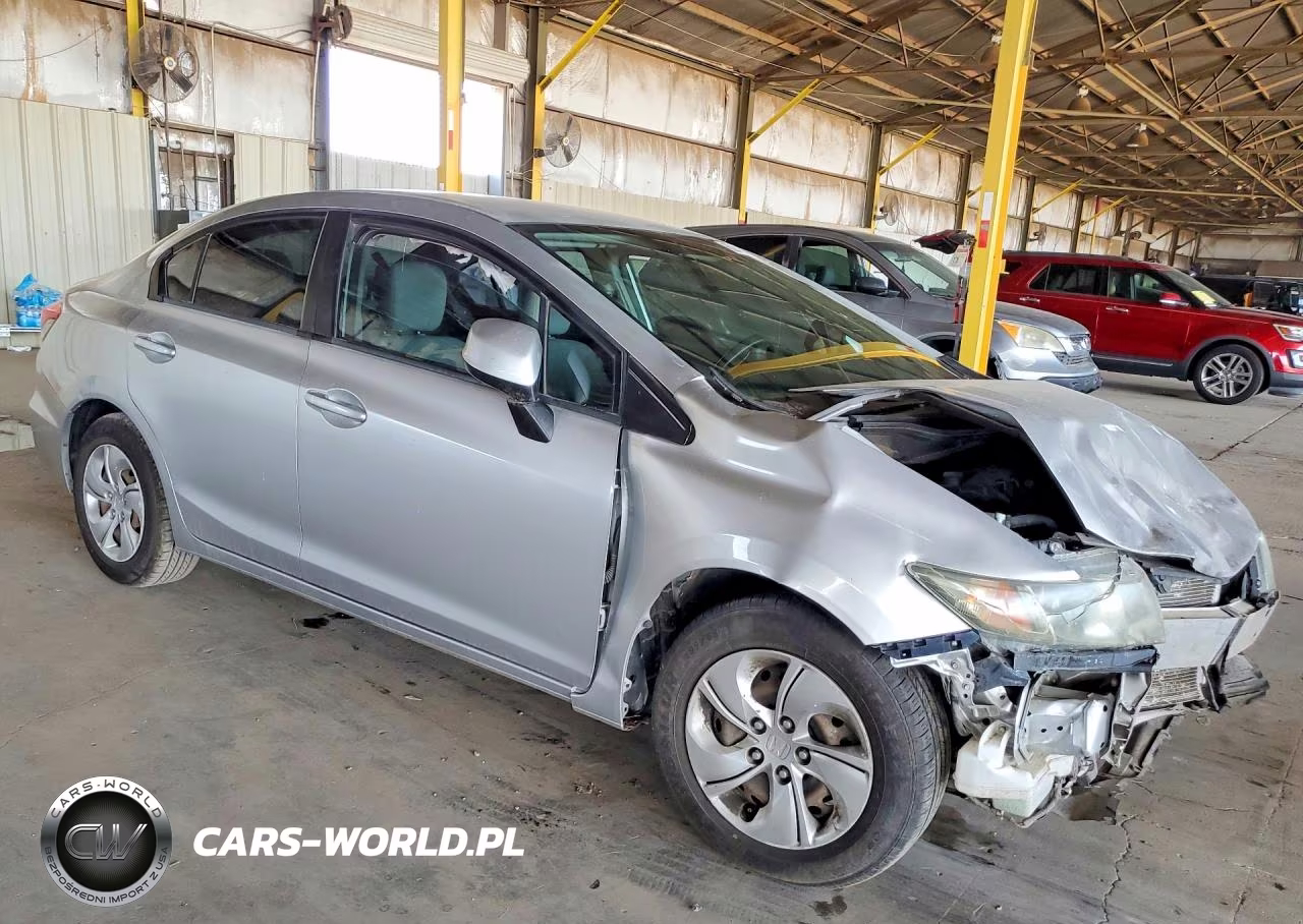 2013 Honda Civic Lx VIN:2HGFB2F50DH300398 - 4