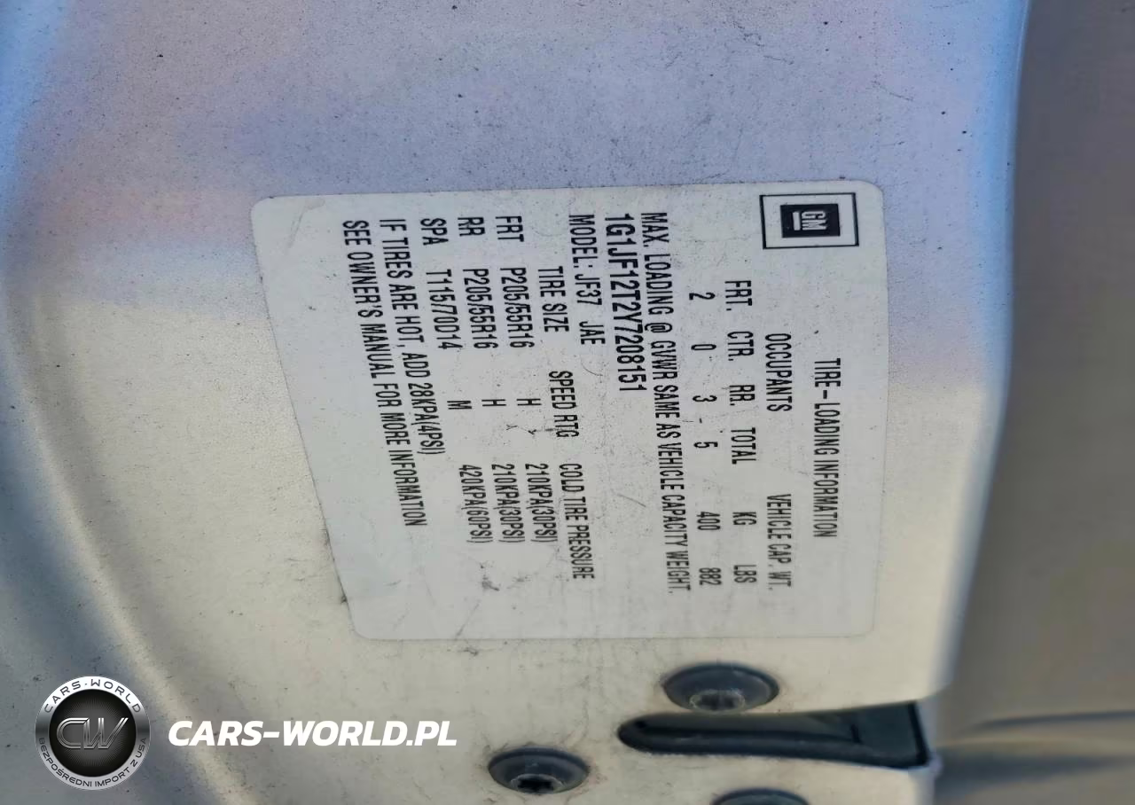 2000 Chevrolet Cavalier Z24 VIN:1G1JF12T2Y7208151 - 12