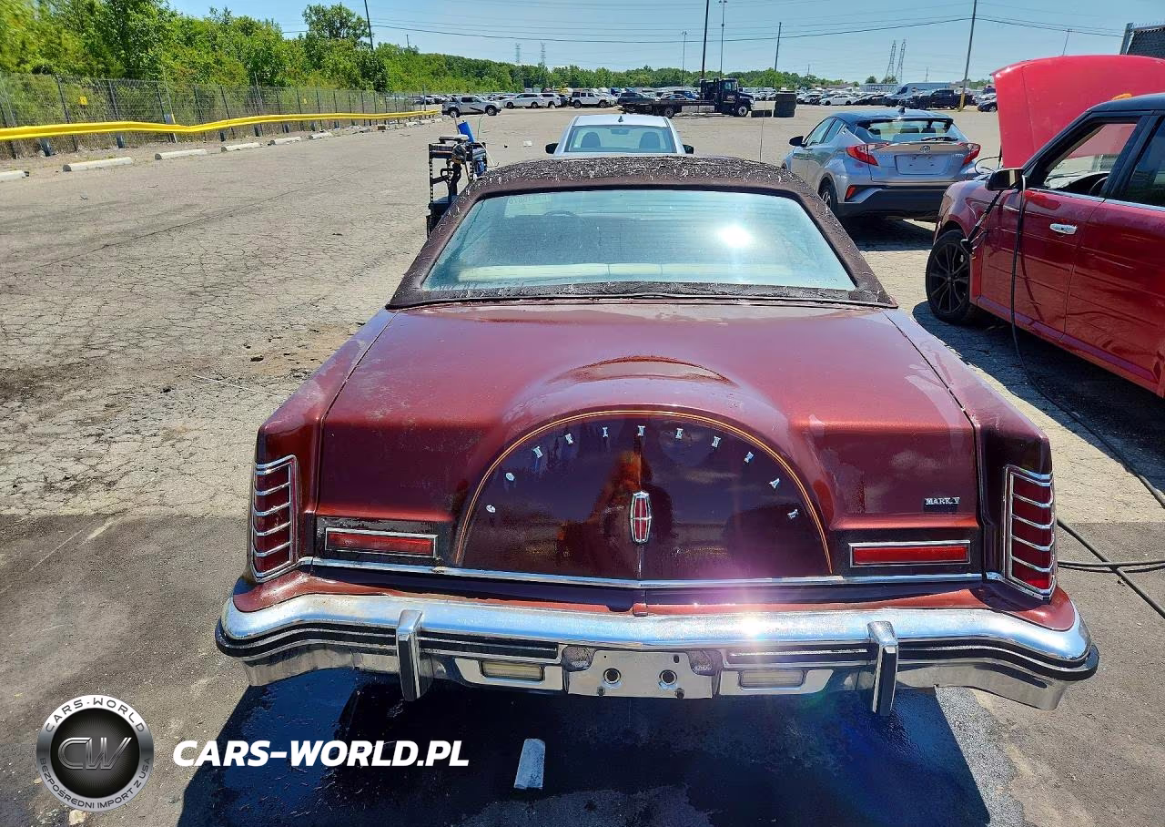 1977 Lincoln Continental Mk V VIN:7Y89A900122 - 6
