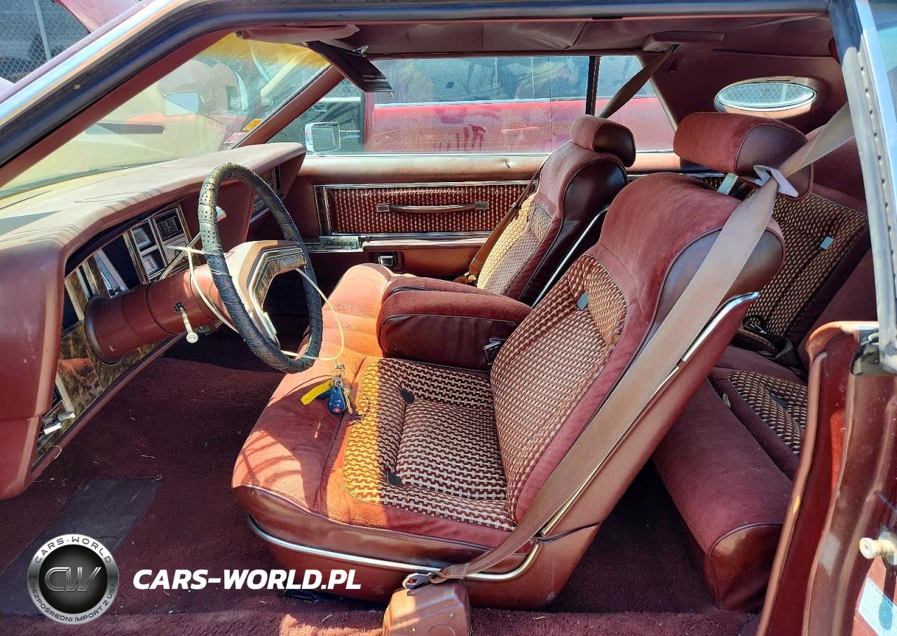 1977 Lincoln Continental Mk V VIN:7Y89A900122 - 7