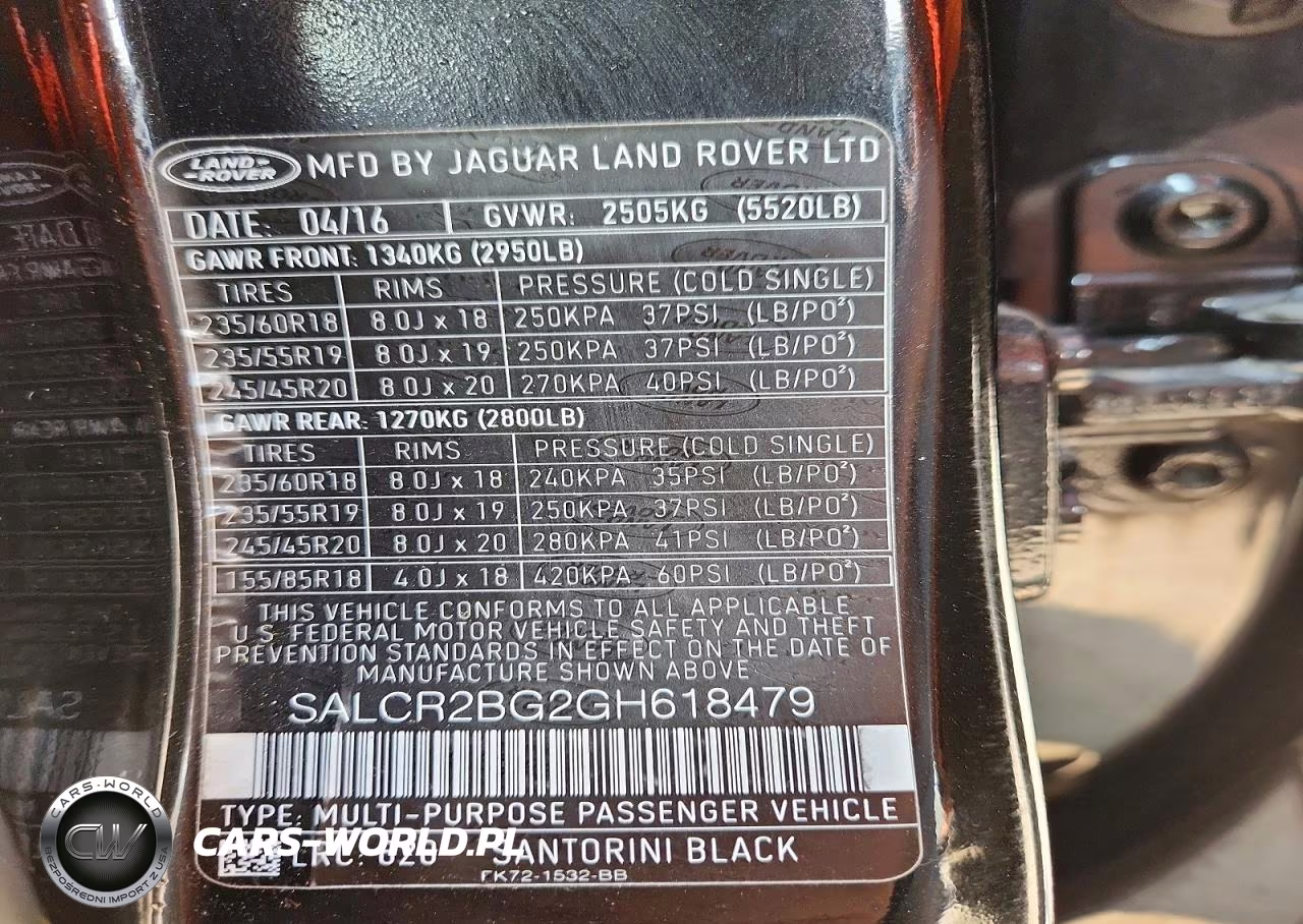 2016 Land Rover Discovery Sport Hse VIN:SALCR2BG2GH618479 - 13
