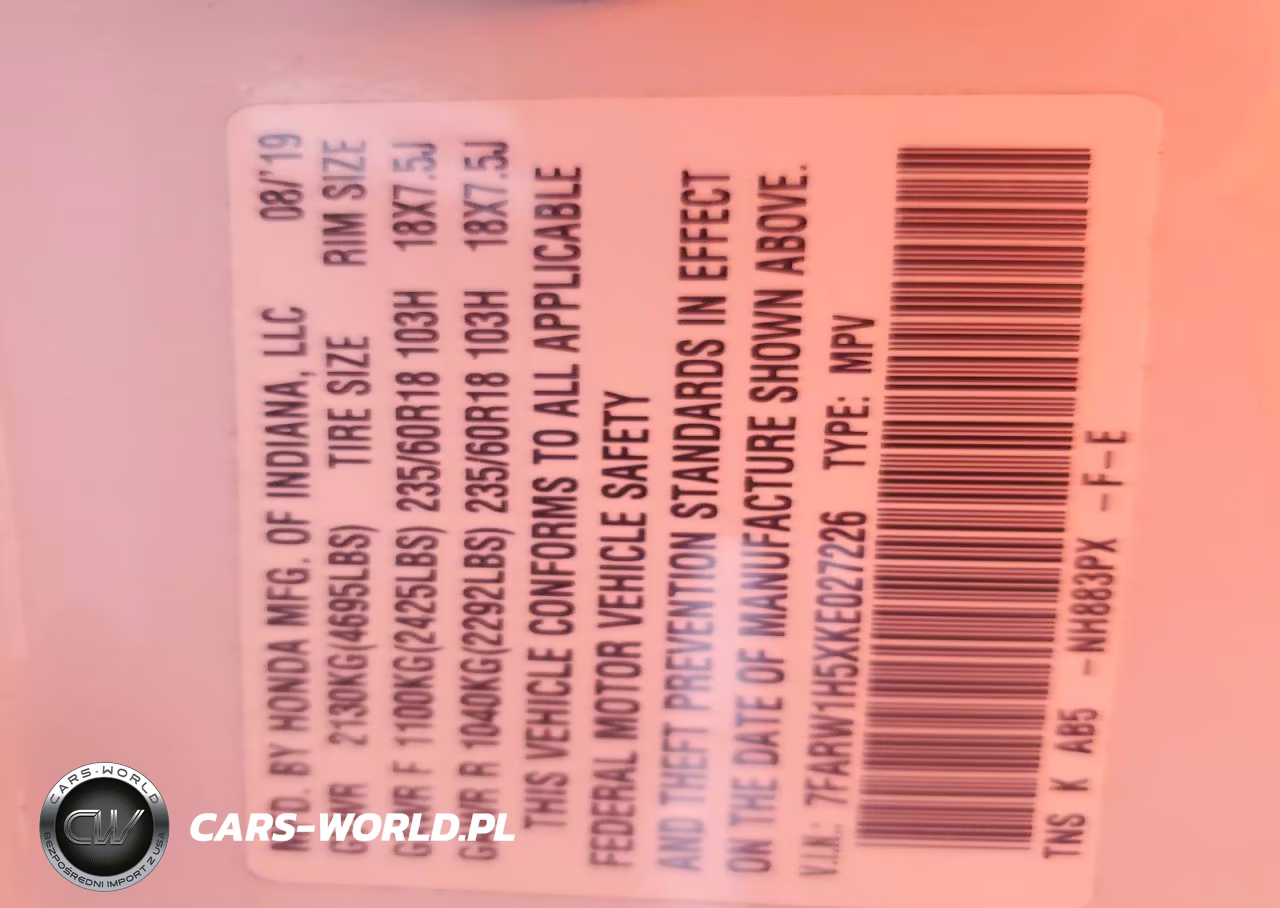 2019 Honda Cr-V Ex VIN:7FARW1H5XKE027226 - 13