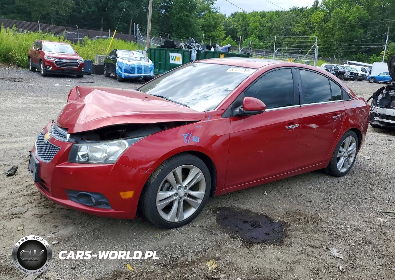 2014 Chevrolet Cruze Ltz VIN:1G1PG5SB1E7104347 - 1