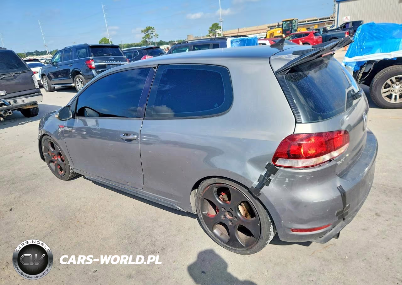 2012 Volkswagen Gti VIN:WVWFV7AJ3CW307613 - 2