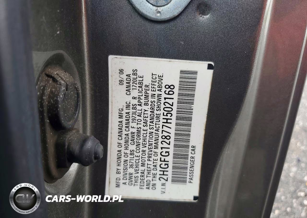 2007 Honda Civic Ex VIN:2HGFG12877H502168 - 13