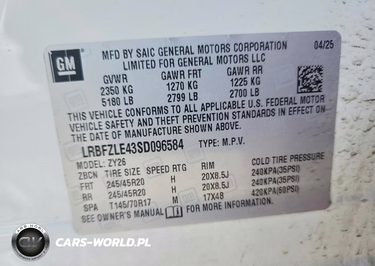 2025 Buick Envision Sport Touring VIN:LRBFZLE43SD096584 - 13