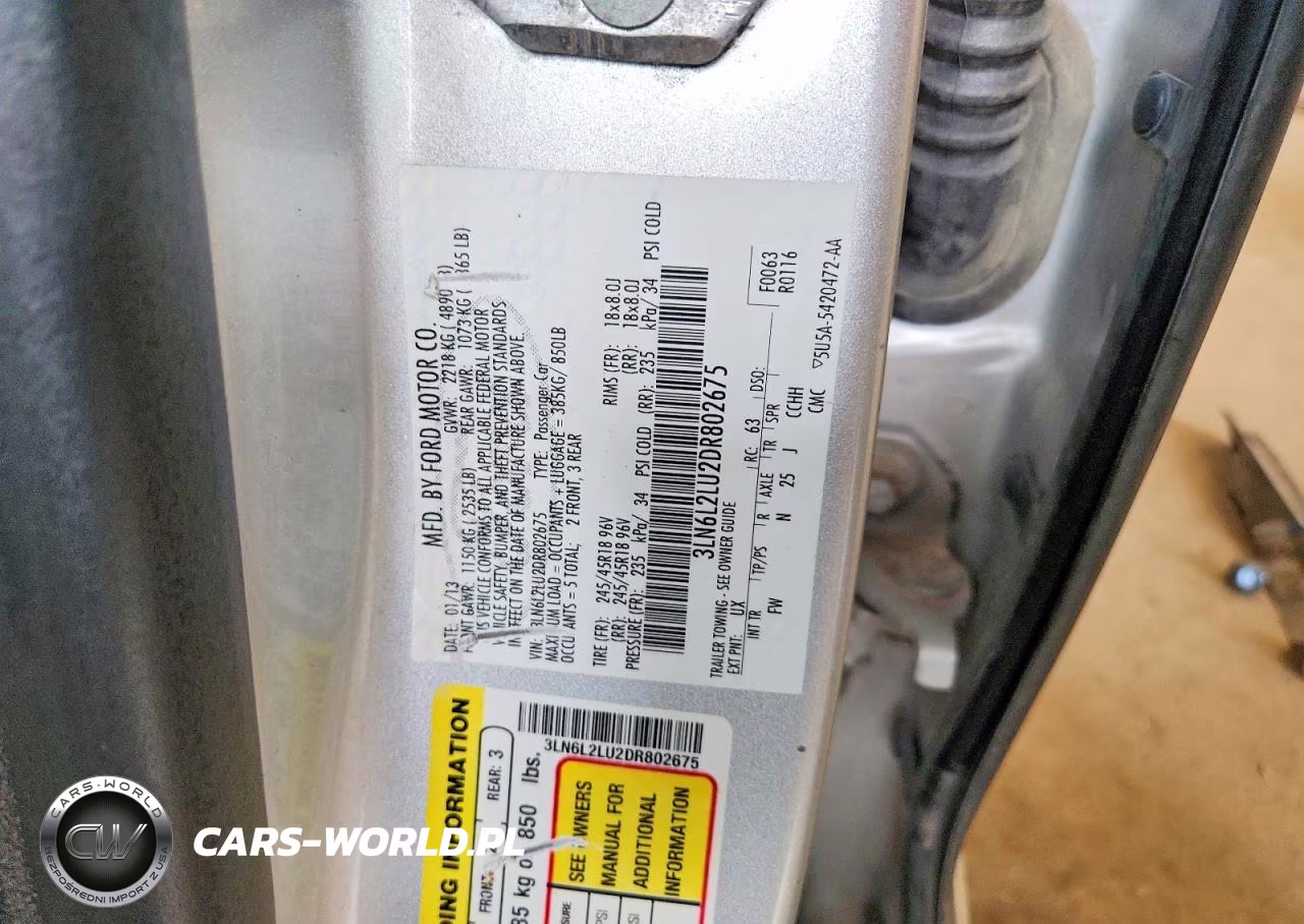 2013 Lincoln Mkz Hybrid VIN:3LN6L2LU2DR802675 - 13