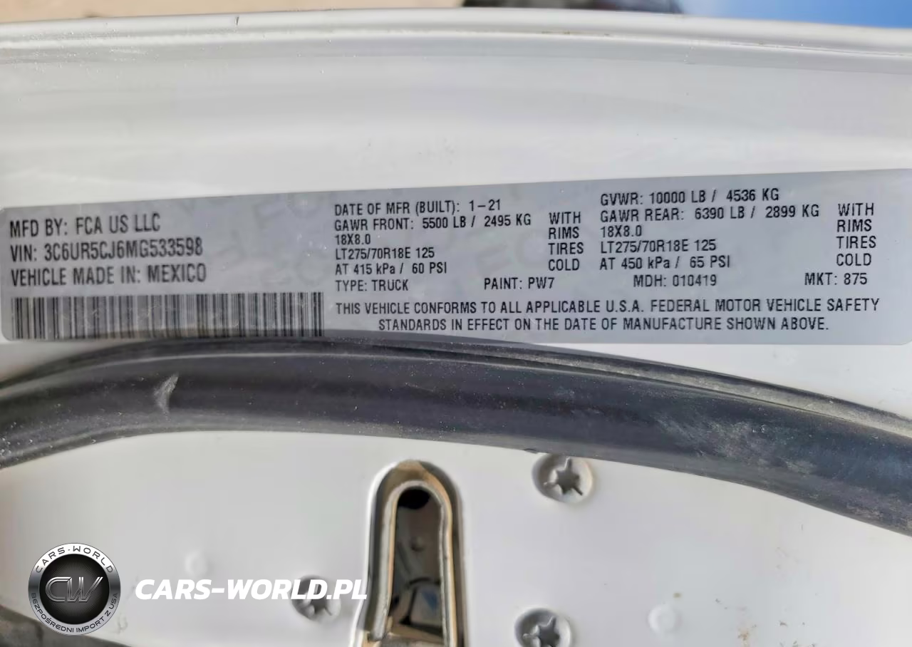 2021 Ram 2500 Tradesman VIN:3C6UR5CJ6MG533598 - 12
