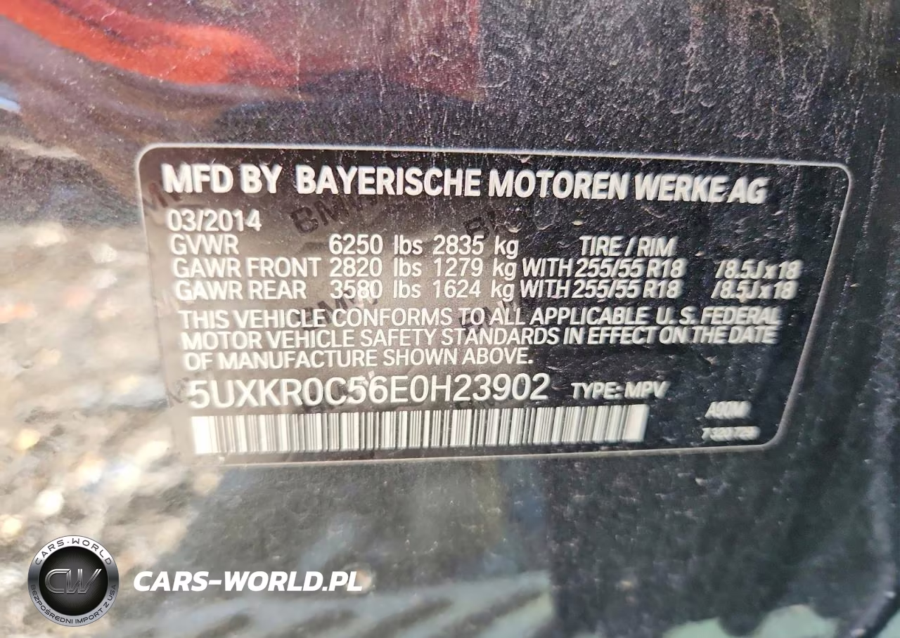 2014 BMW X5 xDrive35I VIN:5UXKR0C56E0H23902 - 13