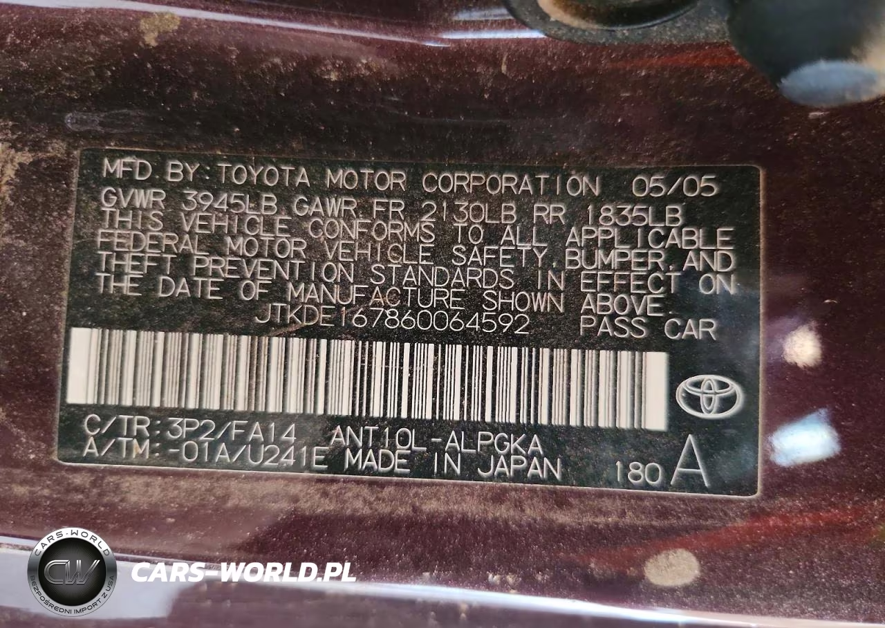 2006 Scion Tc Base VIN:JTKDE167860064592 - 12
