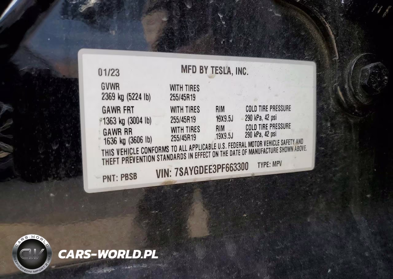 2023 Tesla Model Y VIN:7SAYGDEE3PF663300 - 13