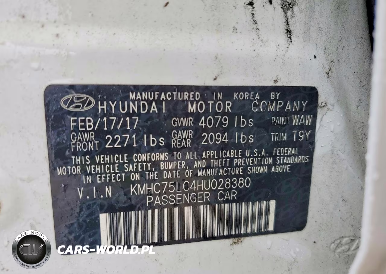 2017 Hyundai Ioniq Sel VIN:KMHC75LC4HU028380 - 12