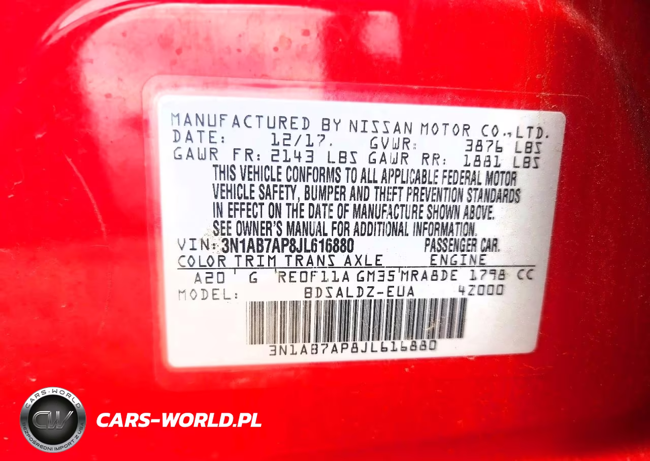 2018 Nissan Sentra Sv VIN:3N1AB7AP8JL616880 - 13