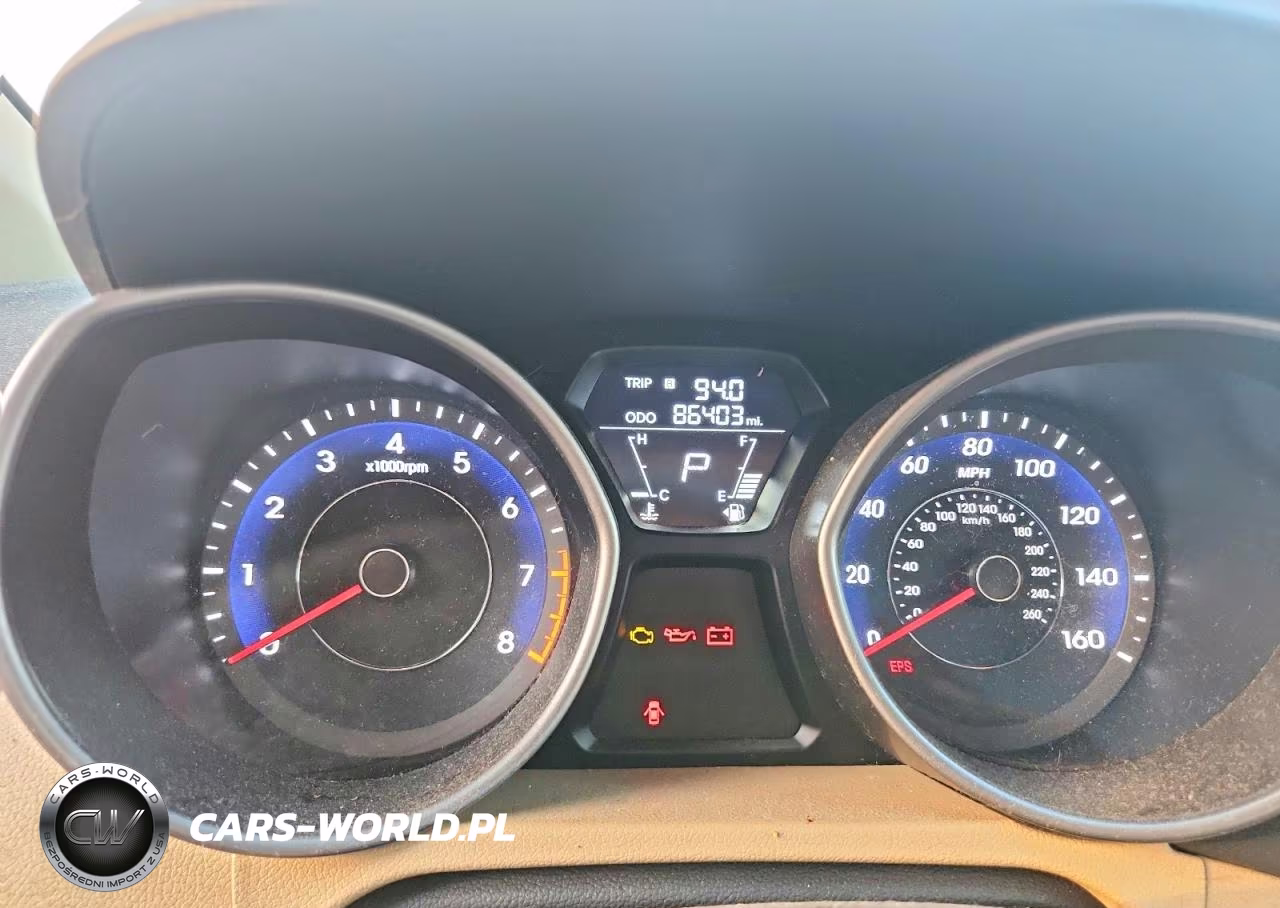 2013 Hyundai Elantra Gls VIN:5NPDH4AE8DH343241 - 9