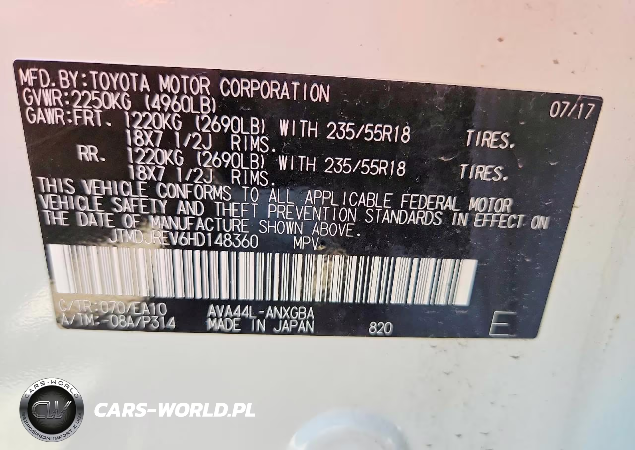 2017 Toyota Rav4 Hv Limited VIN:JTMDJREV6HD148360 - 13