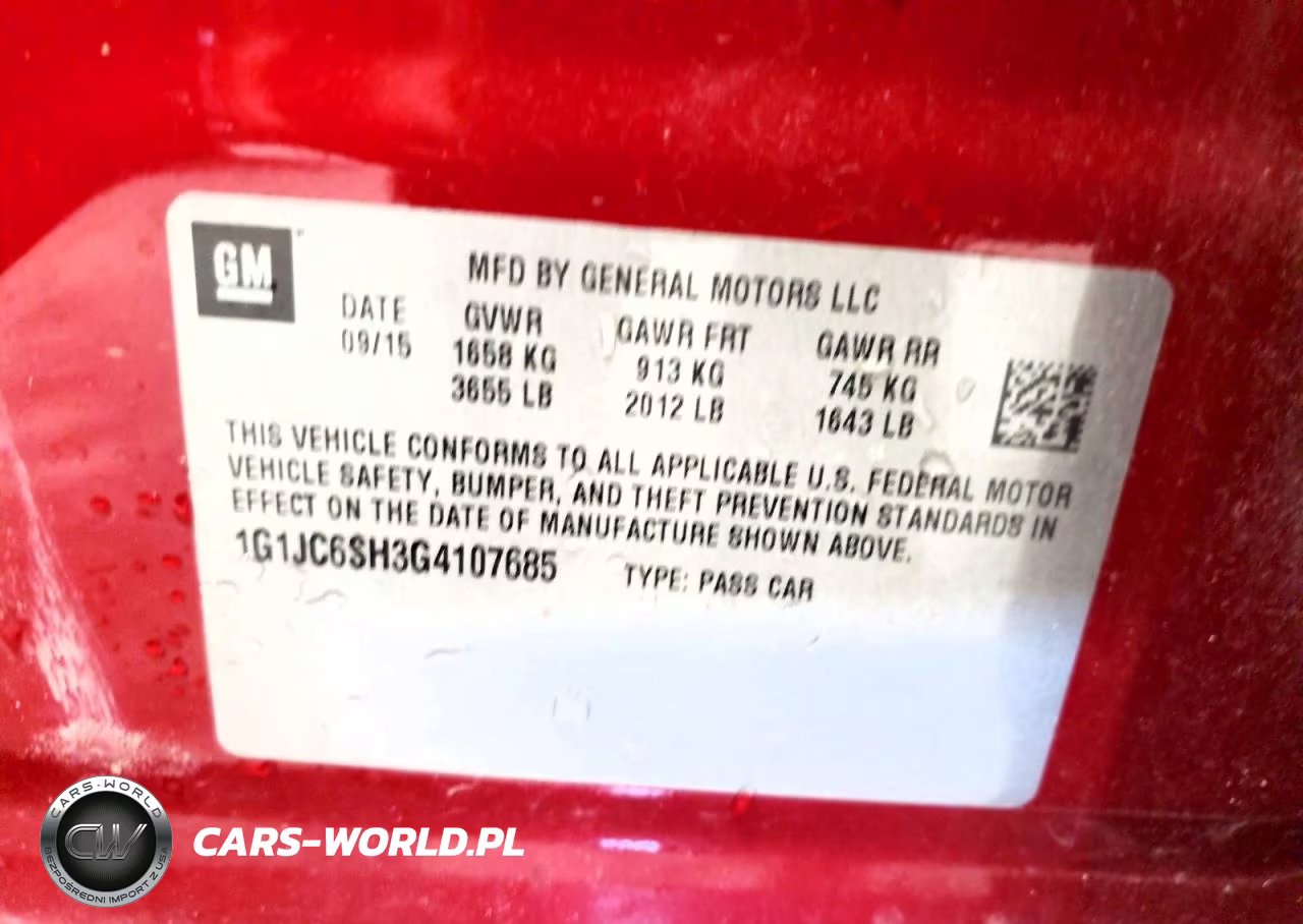 2016 Chevrolet Sonic Lt VIN:1G1JC6SH3G4107685 - 12