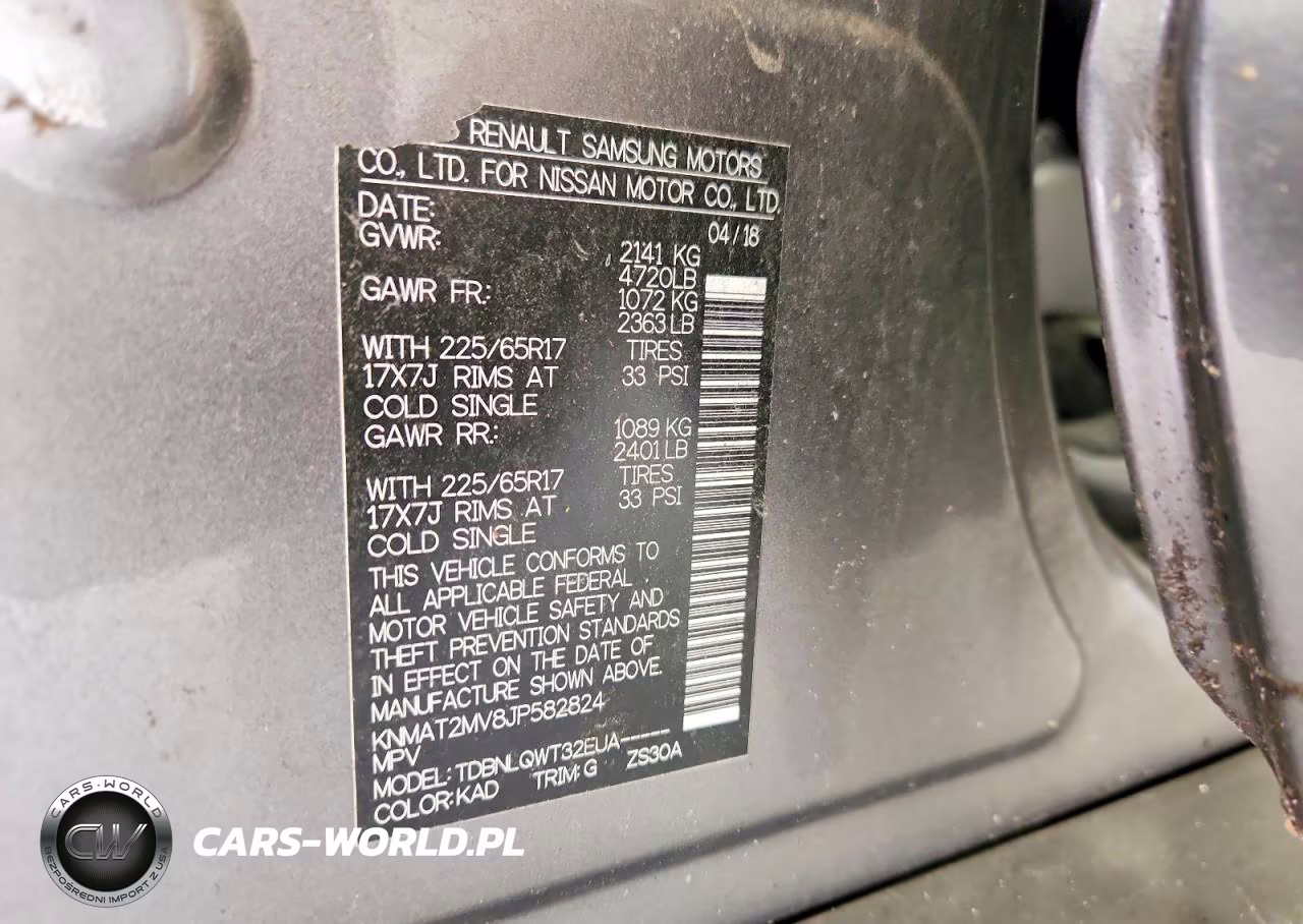 2018 Nissan Rogue Sv VIN:KNMAT2MV8JP582824 - 13