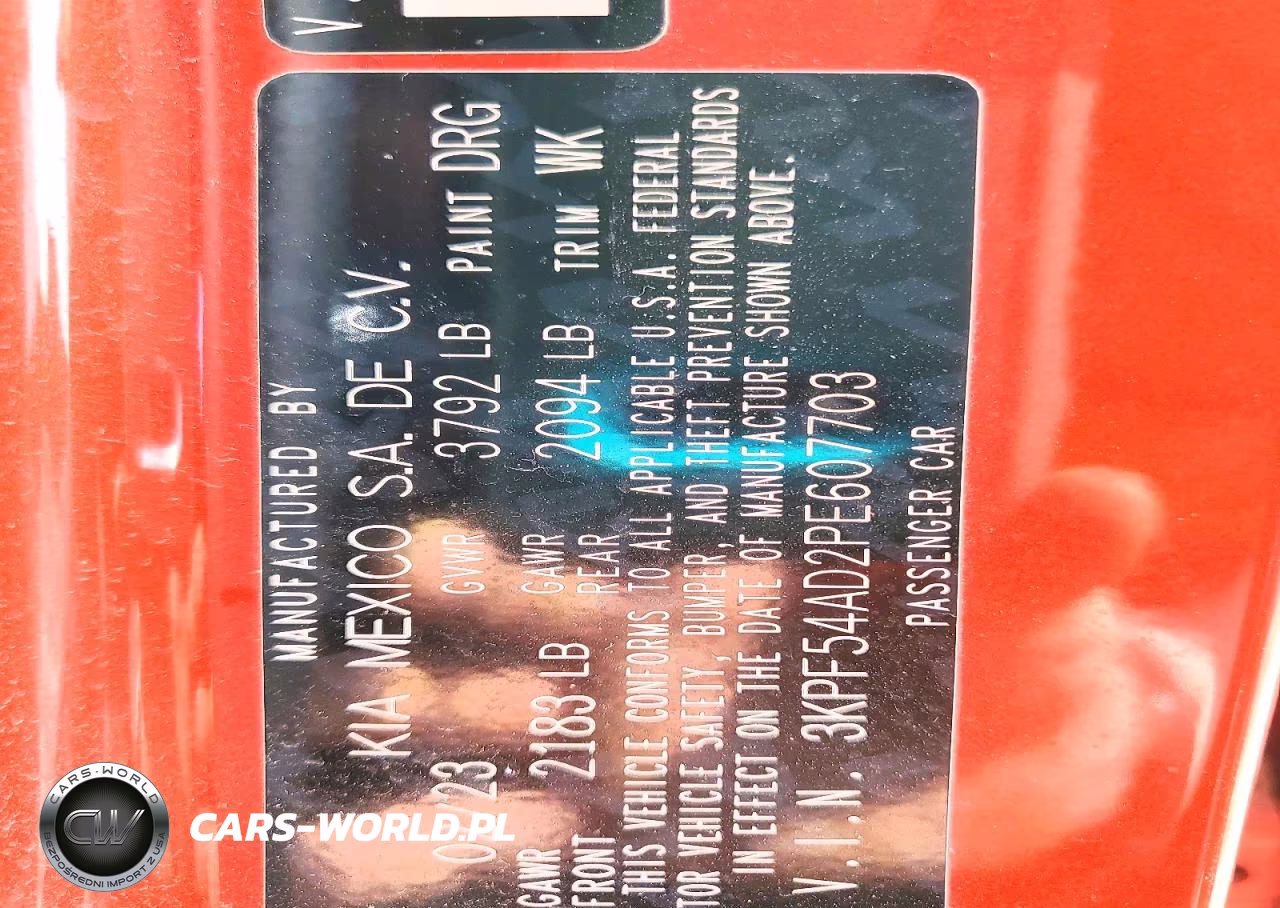 2023 Kia Forte Gt Line VIN:3KPF54AD2PE607703 - 12