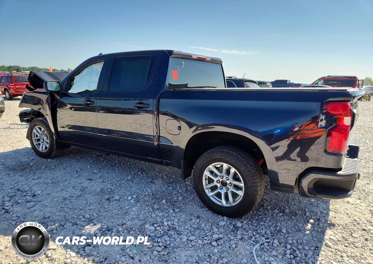 2022 Chevrolet Silverado K1500 Rst VIN:1GCUDEED9NZ535958 - 2