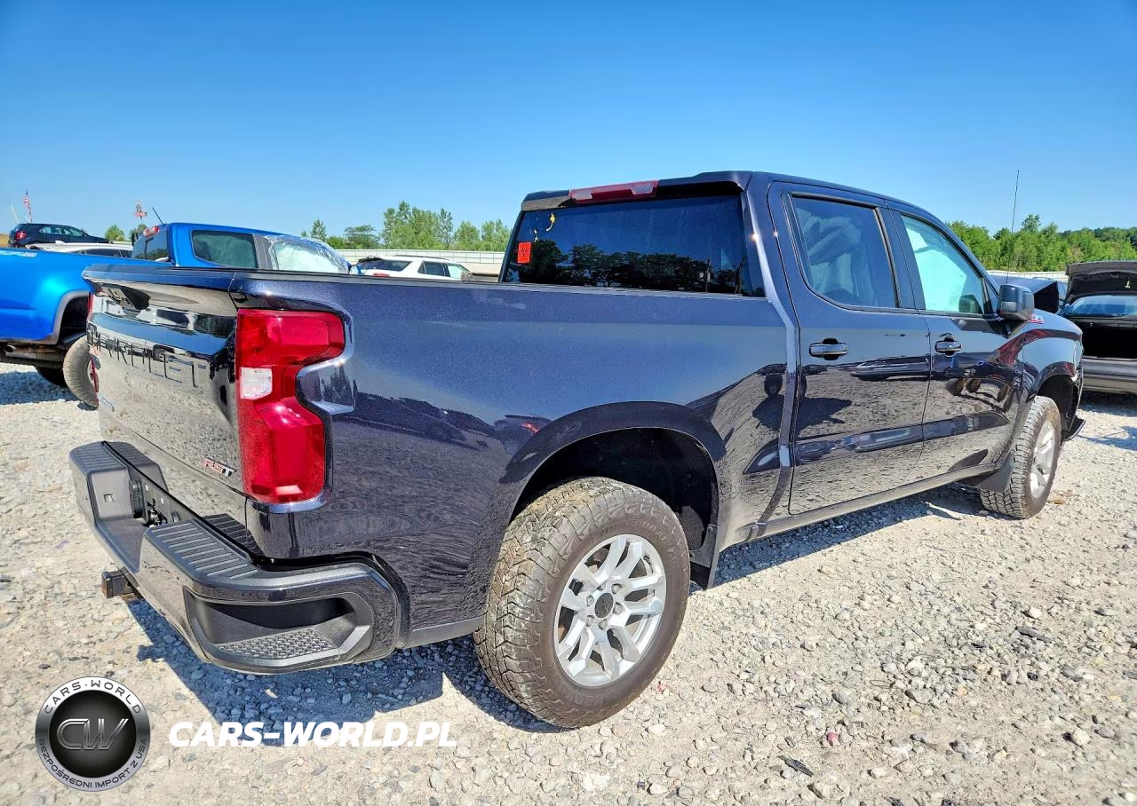 2022 Chevrolet Silverado K1500 Rst VIN:1GCUDEED9NZ535958 - 3