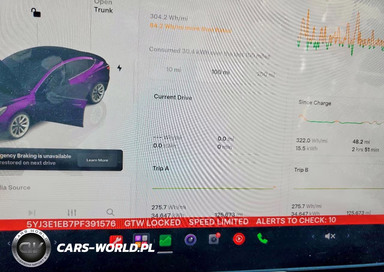 Tesla Model 3 VIN:5YJ3E1EB7PF391576 - 9