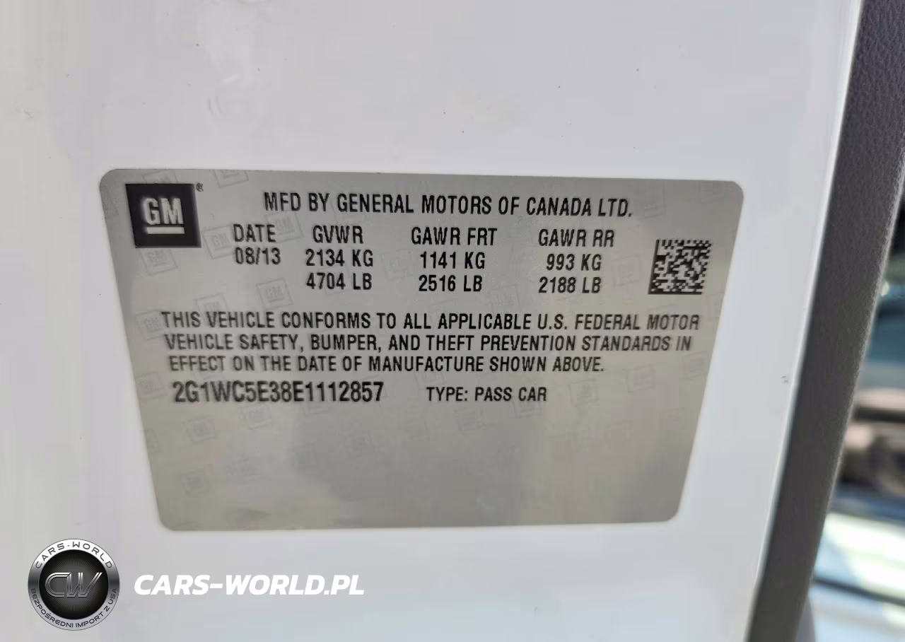 2014 Chevrolet Impala Limited Ltz VIN:2G1WC5E38E1112857 - 12