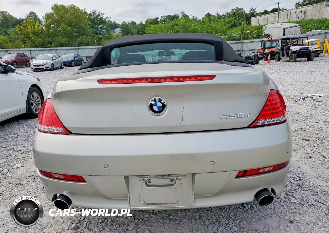 2008 BMW 650 I VIN:WBAEB53538CX62461 - 6