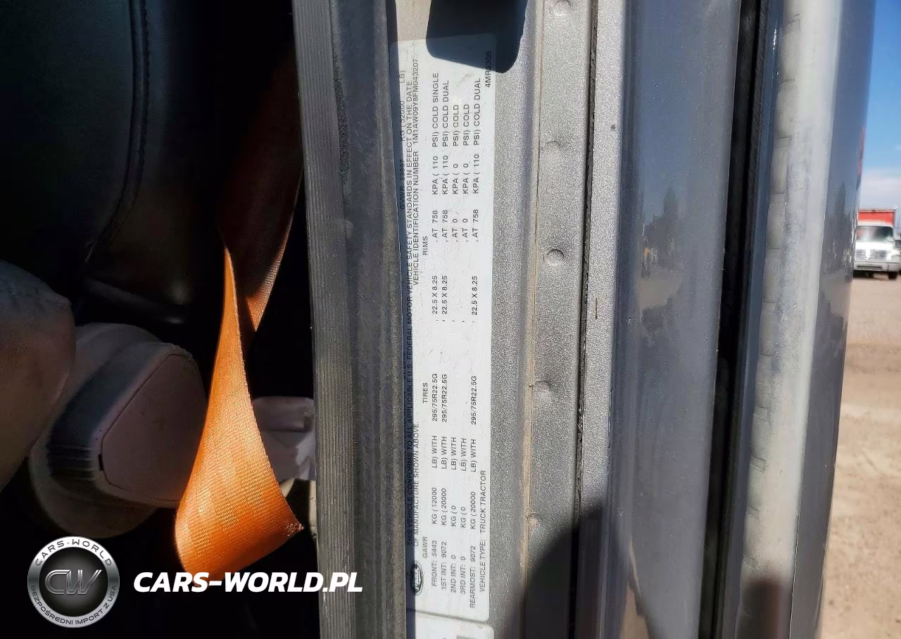 2015 Mack 600 Cxu600 VIN:1M1AW09Y8FM043207 - 13