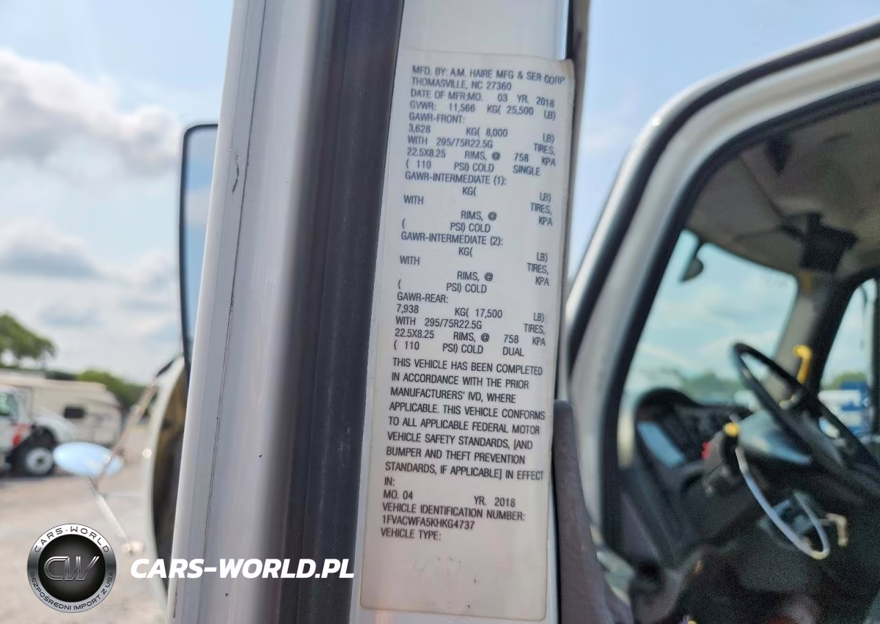 2019 Freightliner M2 106 Medium Duty VIN:1FVACWFA5KHKG4737 - 11
