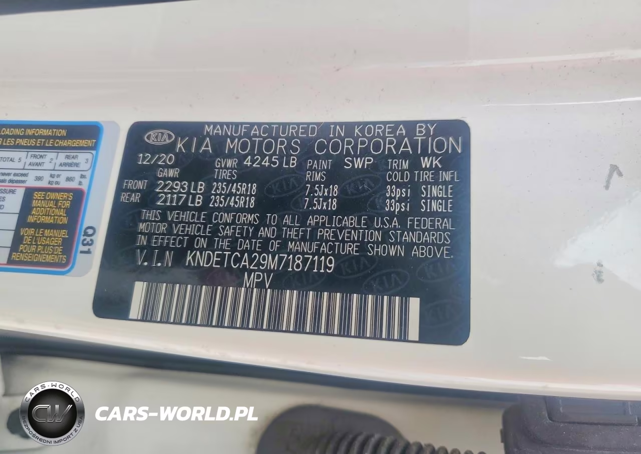 2021 Kia Seltos Sx VIN:KNDETCA29M7187119 - 13