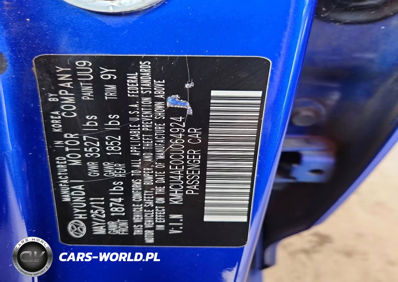2012 Hyundai Accent Gls VIN:KMHCU4AE0CU064924 - 12
