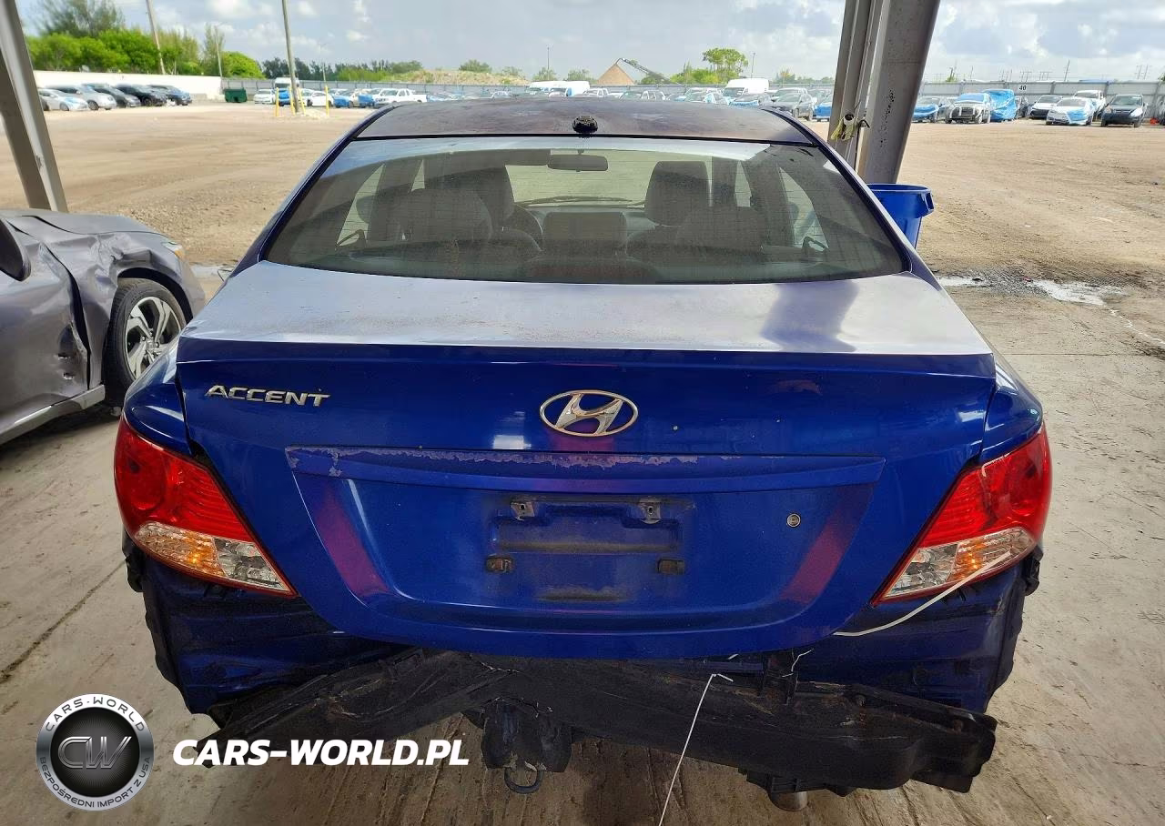 2012 Hyundai Accent Gls VIN:KMHCU4AE0CU064924 - 6