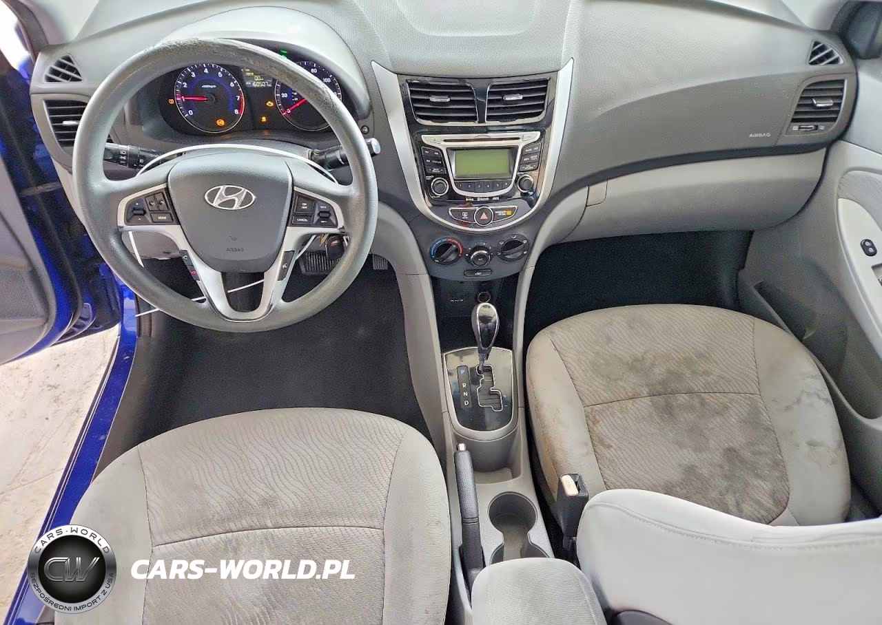 2012 Hyundai Accent Gls VIN:KMHCU4AE0CU064924 - 8