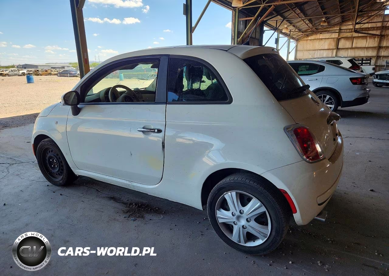 2012 Fiat 500 Pop VIN:3C3CFFAR3CT343649 - 2