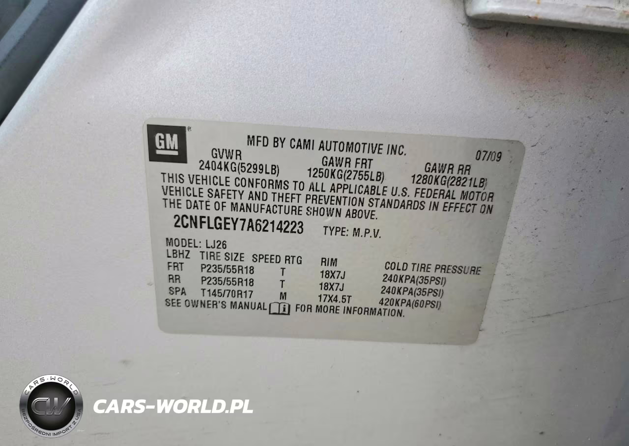 2010 Chevrolet Equinox Ltz VIN:2CNFLGEY7A6214223 - 13