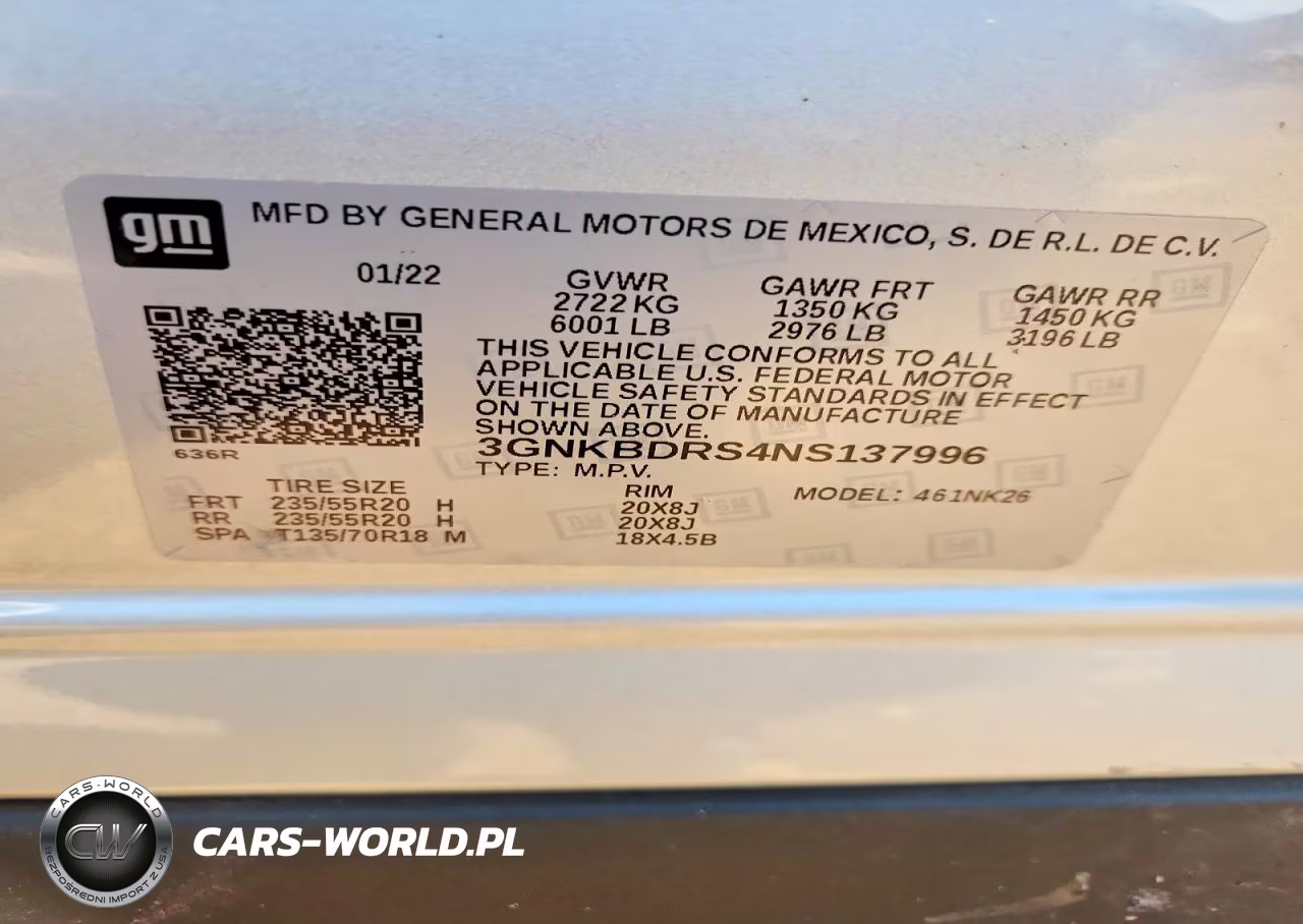 2022 Chevrolet Blazer 3Lt VIN:3GNKBDRS4NS137996 - 12