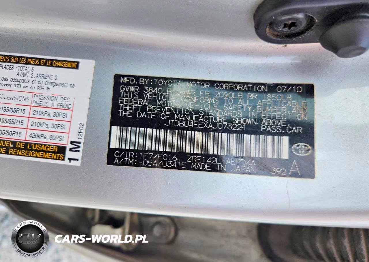 2010 Toyota Corolla Le VIN:JTDBU4EEXAJ073221 - 12