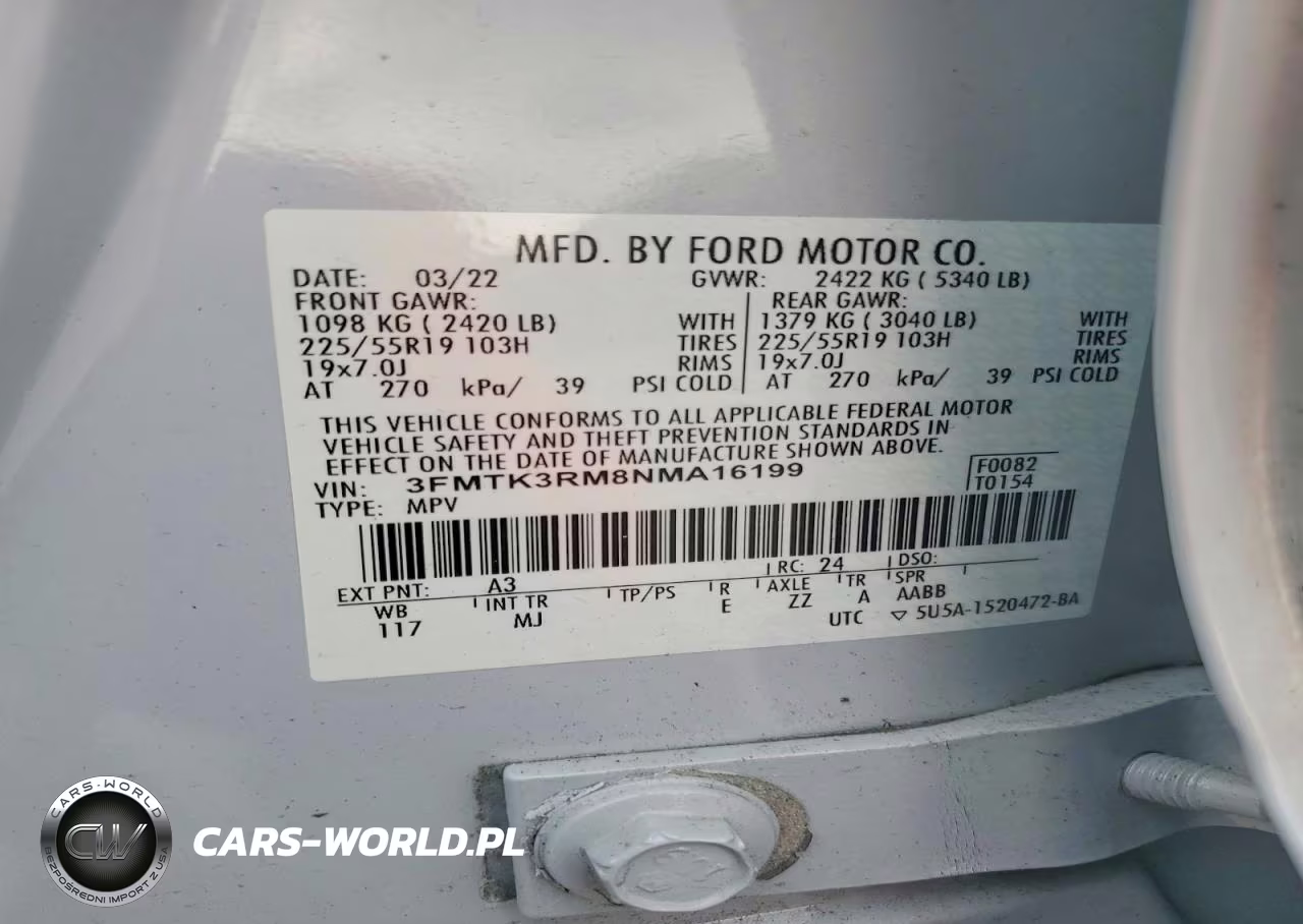 2022 Ford Mustang Mach-E Premium VIN:3FMTK3RM8NMA16199 - 13