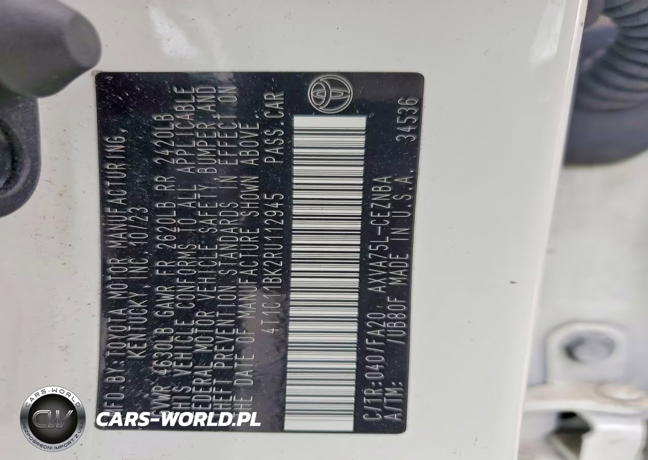 2024 Toyota Camry Le VIN:4T1C11BK2RU112945 - 12