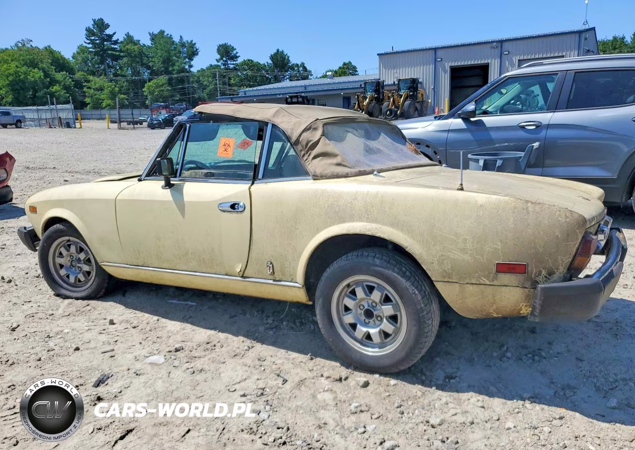 1982 Fiat 124 Spider VIN:ZFAAS00B9C5003770 - 2